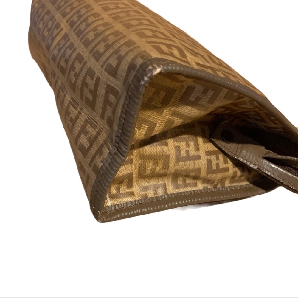 Vintage Fendi Zucca Monogram Clutch - Picture 6 of 8